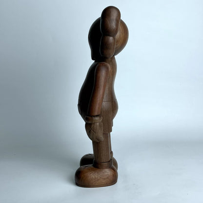 28cm 400% KAW Bearbrick Wooden Prototype Anime Action Figure With Box