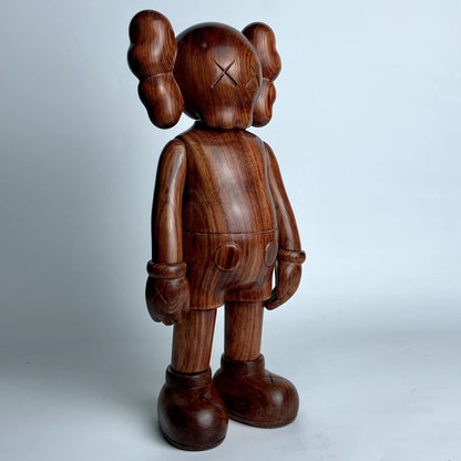 28cm 400% KAW Bearbrick Wooden Prototype Anime Action Figure With Box