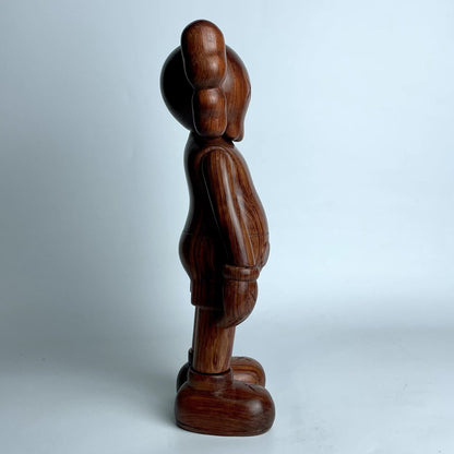 28cm 400% KAW Bearbrick Wooden Prototype Anime Action Figure With Box