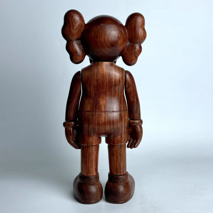 28cm 400% KAW Bearbrick Wooden Prototype Anime Action Figure With Box
