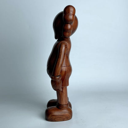 28cm 400% KAW Bearbrick Wooden Prototype Anime Action Figure With Box