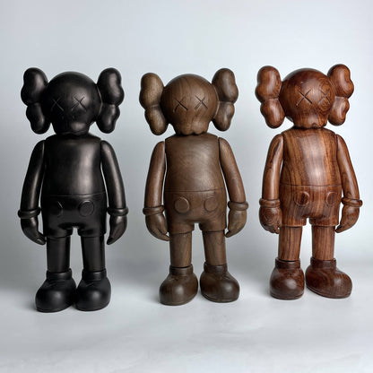 28cm 400% KAW Bearbrick Wooden Prototype Anime Action Figure With Box