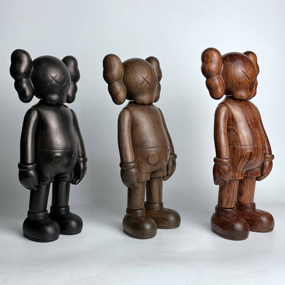 28cm 400% KAW Bearbrick Wooden Prototype Anime Action Figure With Box