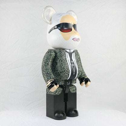 70cm BEARBRICK 1000% Lafayette Lagerfeld ABS Action Figure Boxed