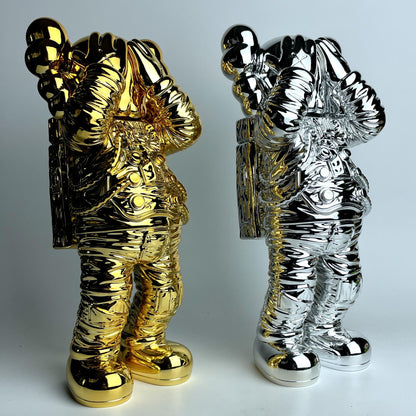 36cm KAW Space Holiday Black Gold and Silver Action Figure Boxed