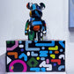 Hobby - 28cm BE@RBRICK 400% Graffiti YOON Action Figure Boxed