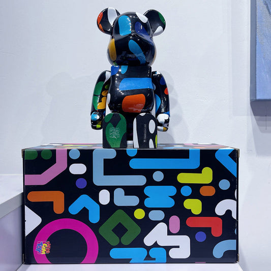 Hobby - 28cm BE@RBRICK 400% Graffiti YOON Action Figure Boxed