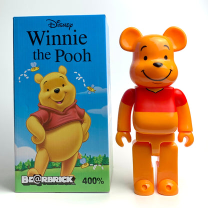 28cm BEARBRICK 400% Winniepooh ABS Action Figure Boxed