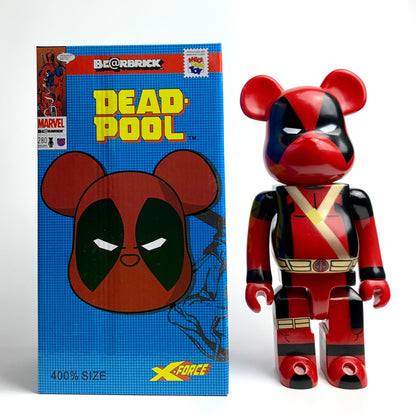 28cm BEARBRICK 400% Deadpool Vinyl Action Figure Boxed