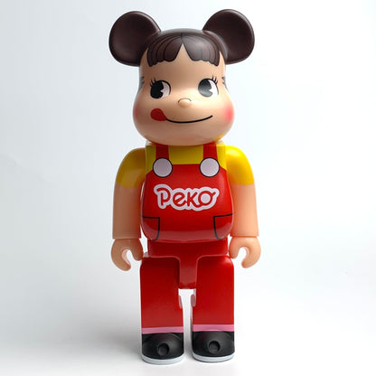 28cm BEARBRICK 400% Fujiya Milk Girl Red Vinyl Action Figure Boxed